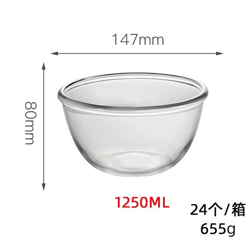 Green-Apple Tempered Glass Bowl - Image 2